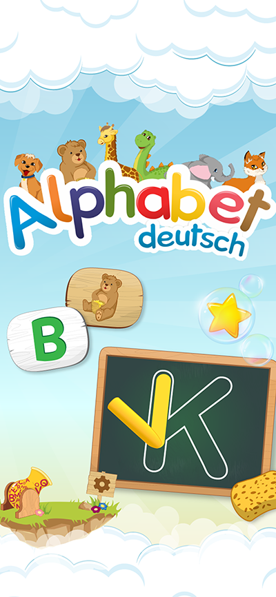 German Alphabet for Kids App - Screenshot 1