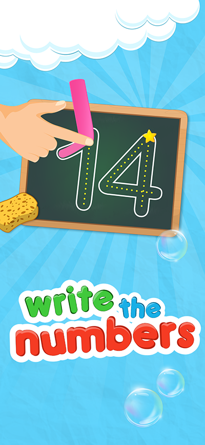 123 Number Tracing for Kids App - Screenshot 1