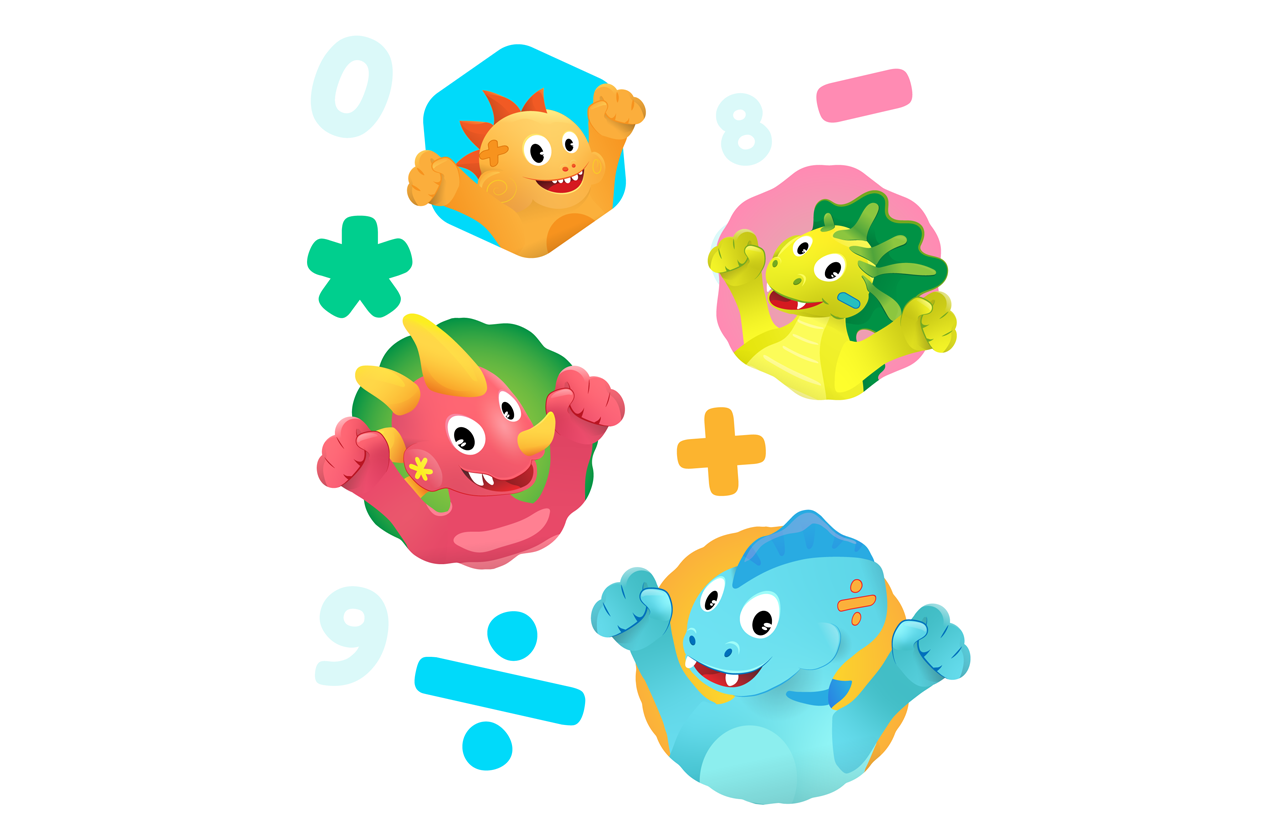 Interactive parent and child math mode